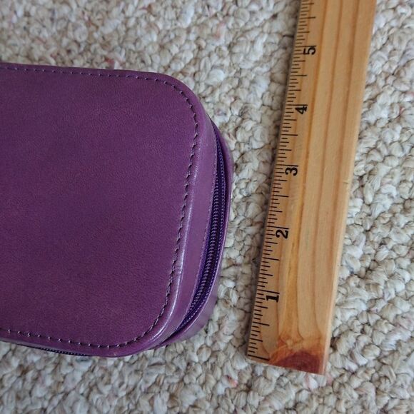 Rowallen Purple Leather jewelry box - Picture 11 of 12